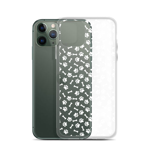 Clear Case for iPhone® Paw Prints